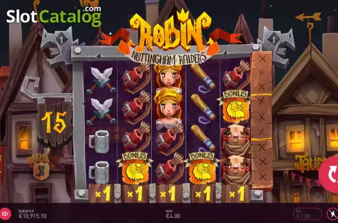 Скрин8. Robin Nottingham Raiders слот