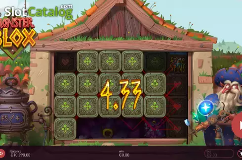 Скрин4. Monster Blox слот