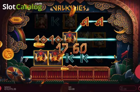 Скрин5. Valkyries слот