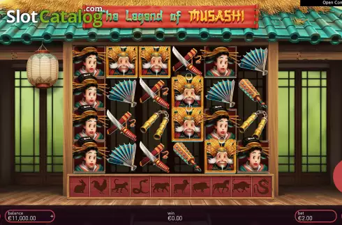 Скрин3. The Legend of Musashi слот