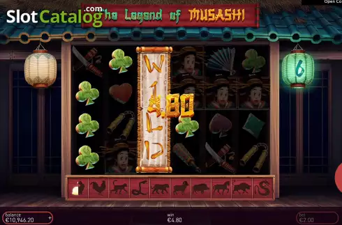 Скрин8. The Legend of Musashi слот