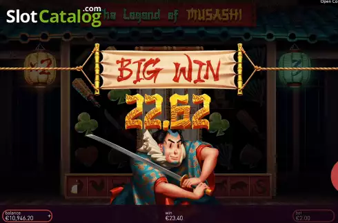Скрин9. The Legend of Musashi слот