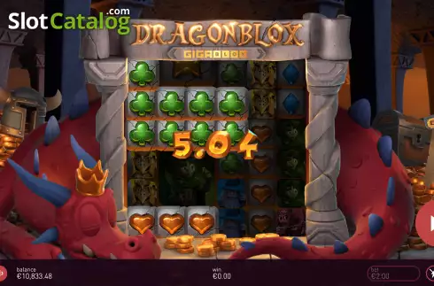 Скрин4. Dragon Blox GigaBlox слот