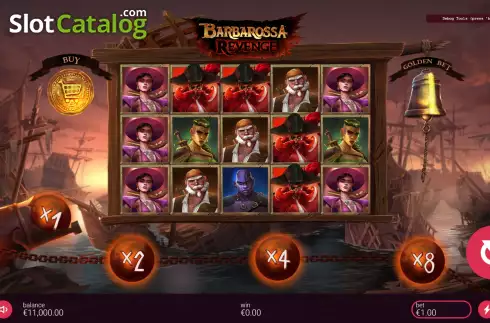 Скрин3. Barbarossa Revenge DoubleMax слот