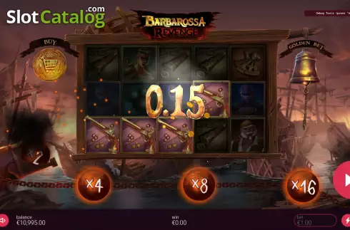Скрин4. Barbarossa Revenge DoubleMax слот