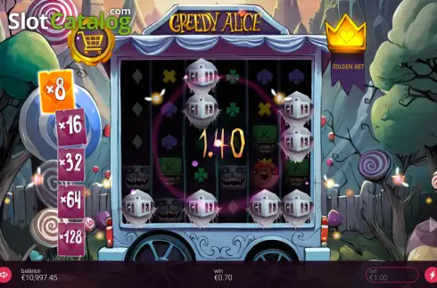 Скрин5. Greedy Alice слот