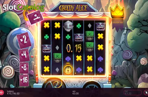 Скрин6. Greedy Alice слот