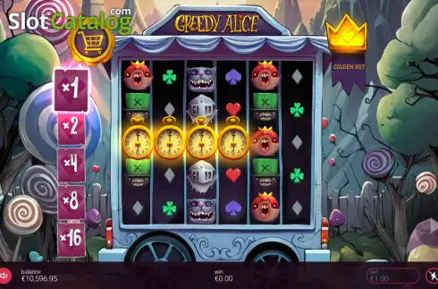 Скрин7. Greedy Alice слот