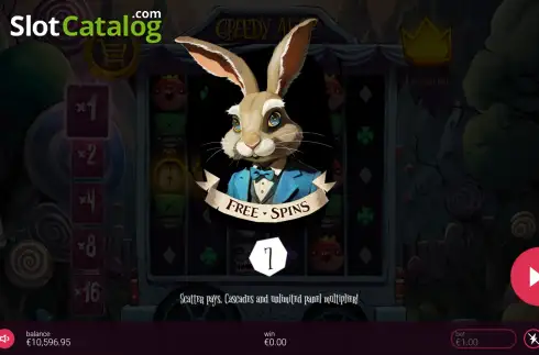 Скрин8. Greedy Alice слот