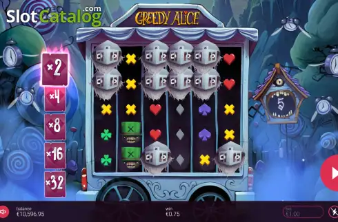Скрин9. Greedy Alice слот