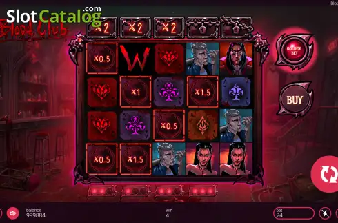 Скрин3. Blood Club слот