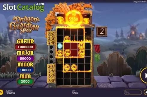 Скрин5. Dragon Guardian: 3 Pots слот