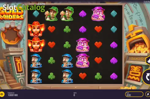 Скрин2. Gold Raiders слот