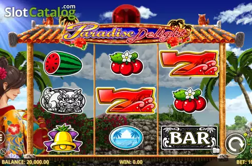Скрин2. Paradise Delight слот