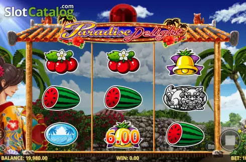 Скрин3. Paradise Delight слот
