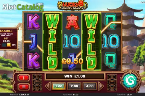 Скрин3. Lucky 8 Golden Dragon слот