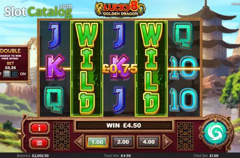 Скрин4. Lucky 8 Golden Dragon слот
