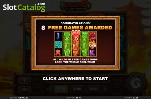 Скрин5. Lucky 8 Golden Dragon слот