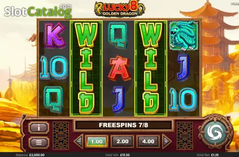 Скрин7. Lucky 8 Golden Dragon слот
