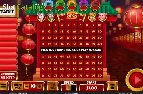 Скрин2. Coin Collector Keno слот