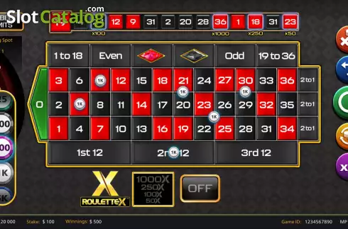 Скрин2. Roulette X (Pixiu Gaming) слот