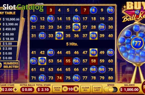 Скрин2. Buy A Ball Keno слот