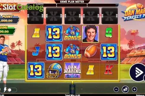 Скрин2. Dan Marino Perfect Pass слот