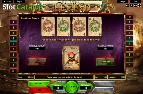Скрин4. The Legend of Pirates слот