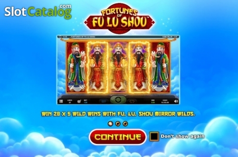 Скрин2. Fortunes of Fu Lu Shou слот