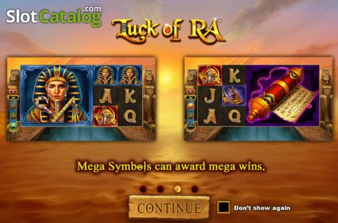 Скрин2. Luck of Ra слот