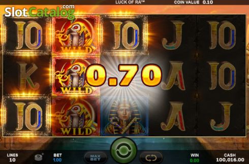 Скрин5. Luck of Ra слот