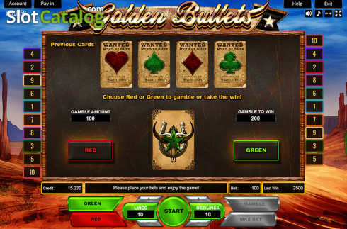 Скрин4. Golden Bullets слот
