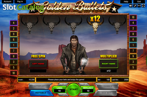 Скрин5. Golden Bullets слот