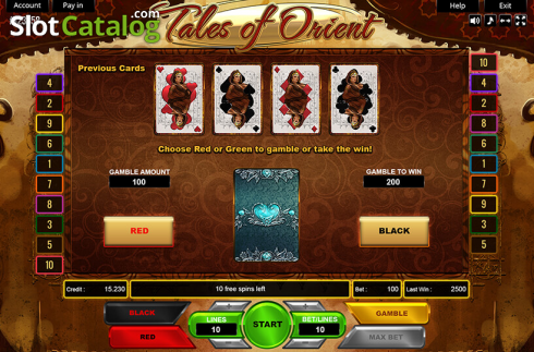 Скрин4. Tales of the Orient слот