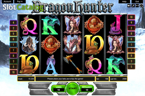 Скрин2. Dragon Hunter (Platin Gaming) слот