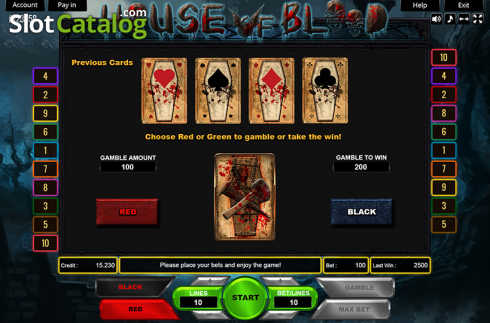Скрин4. House of Blood слот