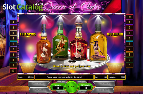 Скрин5. Queen of Clubs слот
