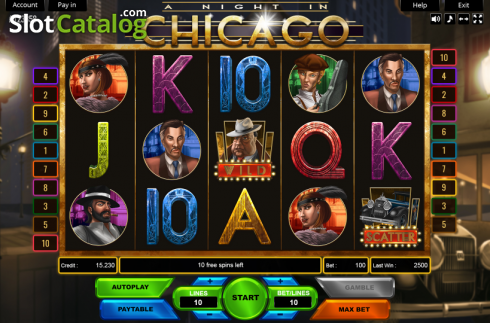 Скрин2. A Night in Chicago слот