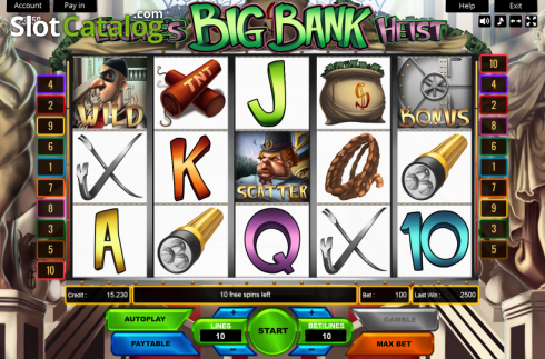 Скрин2. Eugenes Big Bank Heist слот