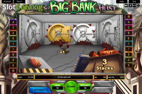 Скрин4. Eugenes Big Bank Heist слот