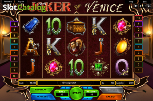 Скрин2. Joker of Venice слот