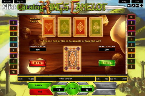 Скрин4. Kings Camelot слот