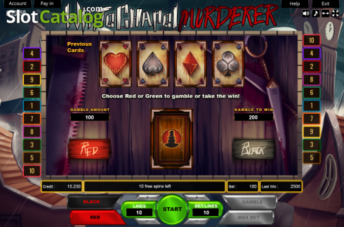 Скрин4. Whitechapel Murderer слот