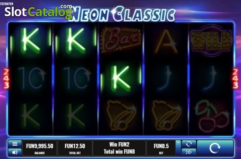 Скрин3. Neon Classic слот