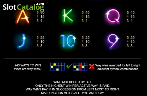 Скрин8. Neon Classic слот