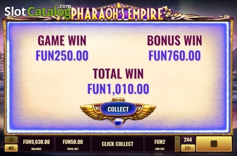 Скрин9. Pharaoh's Empire (Platipus) слот