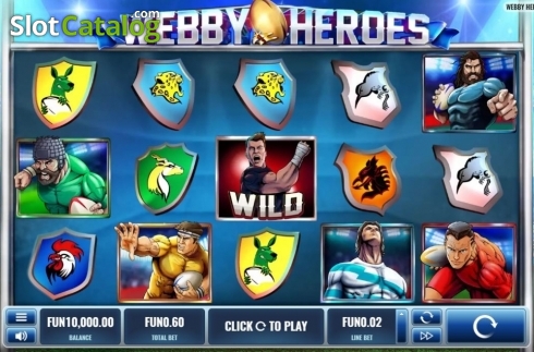 Скрин3. Webby Heroes слот