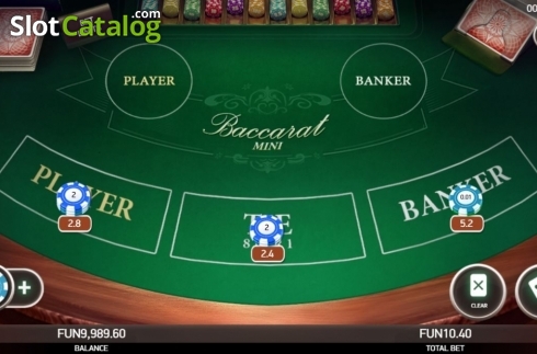 Скрин2. Baccarat Mini (Platipus) слот