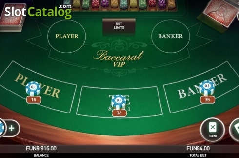 Скрин2. Baccarat VIP (Platipus) слот