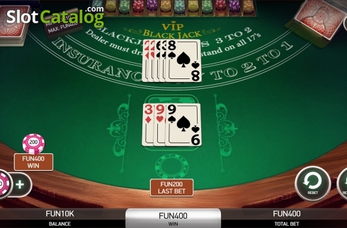 Скрин4. Blackjack VIP (Platipus) слот